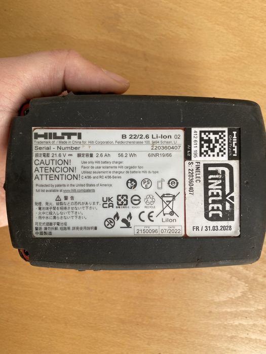 HILTI SF 6-A22 ATC - КАТО НОВ - Мощен и качествен безчетков винтоверт