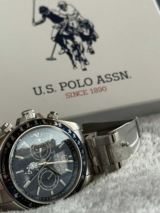 (ОРИГИНАЛЕН) U.S. Polo Assn. часовник !!!