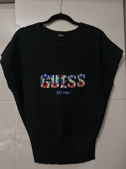 Дамска блуза с къс ръкав Guess - размер S