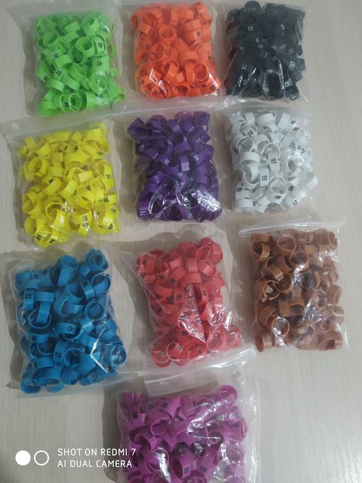 Кольца для голубей разные