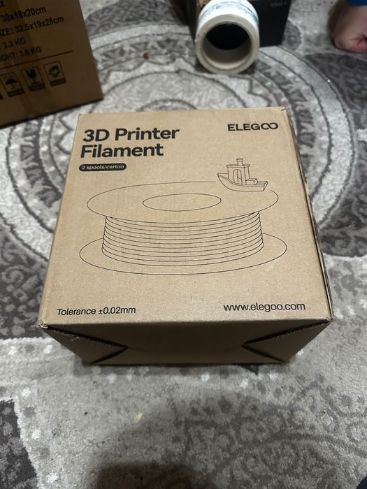3D Printer Filament 2 spools/carton Silk Gold & Silk Silver Grey