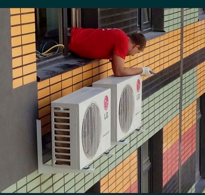 Установка кондиционер