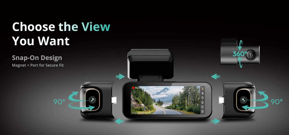 Botslab GH980H видеорегистратор - 4 камери (360 покритие)