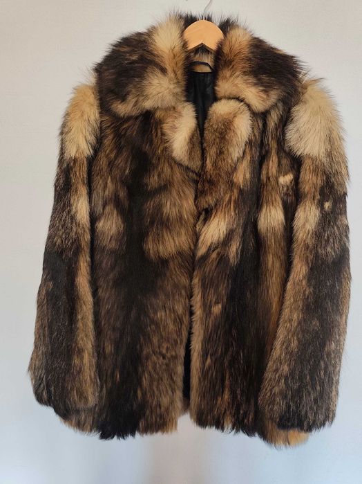 Кожено палто и шапка