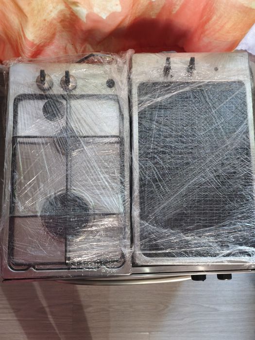 Печка за вграждане ZANUSSI +Ел. керамичен плот+стъкло керамичен плот