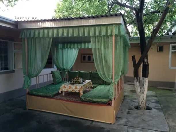 Беседка садовая односкатная