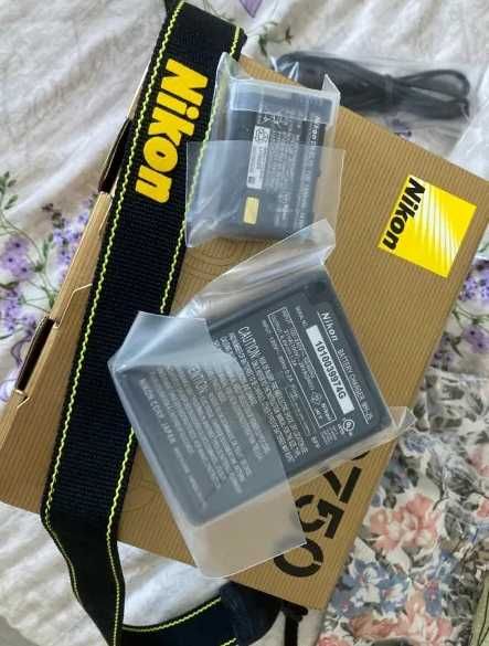 nikon d750 body с зумом новый, гар 2 года