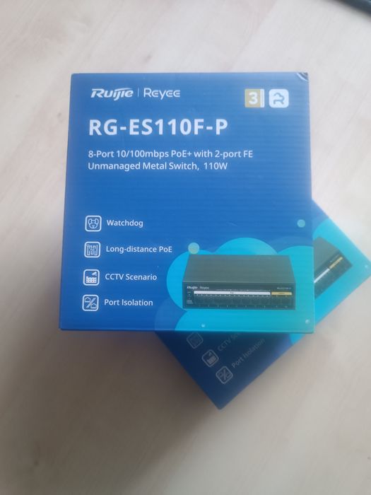 PoE switch 10 port за видео и пс