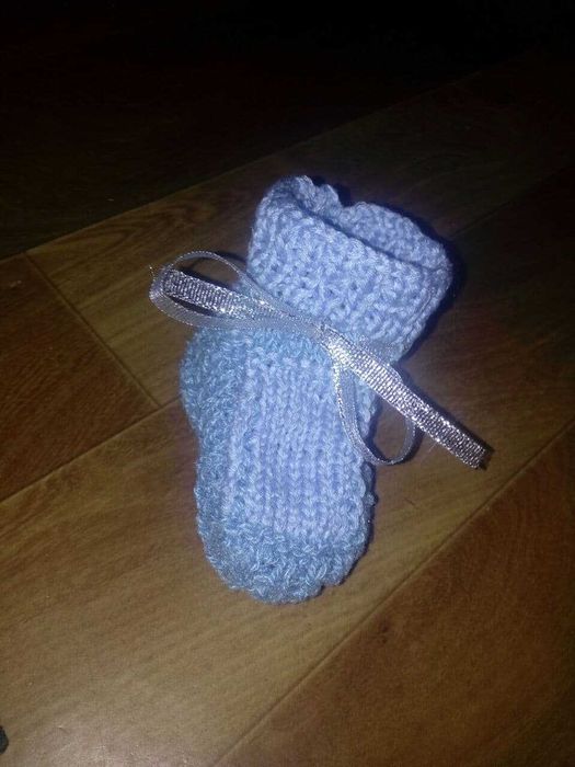 Детские пинетки в стиле it's a boy! it's a girl!