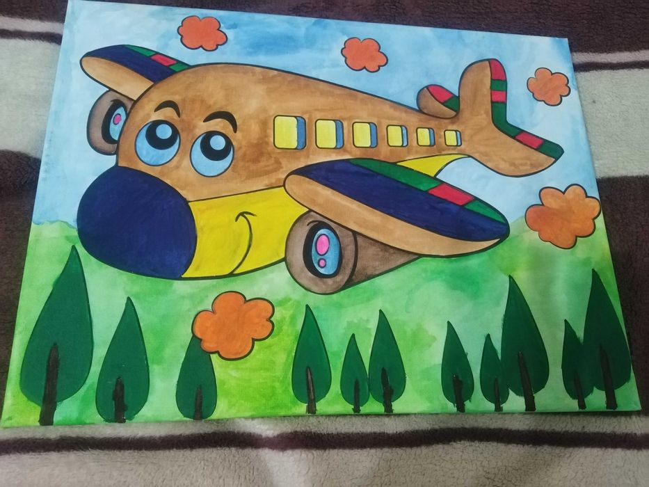 Яркая детская картина