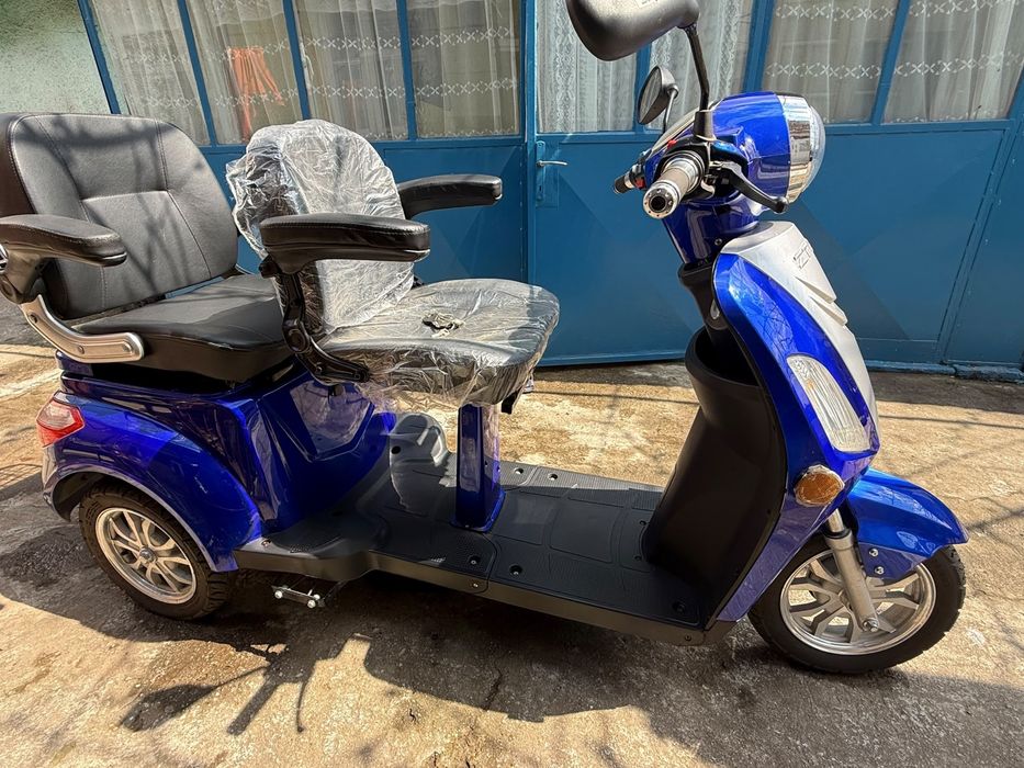 Tricicletă Electrică 2 Locuri – NEFOLOSITĂ | 1000W | RAR