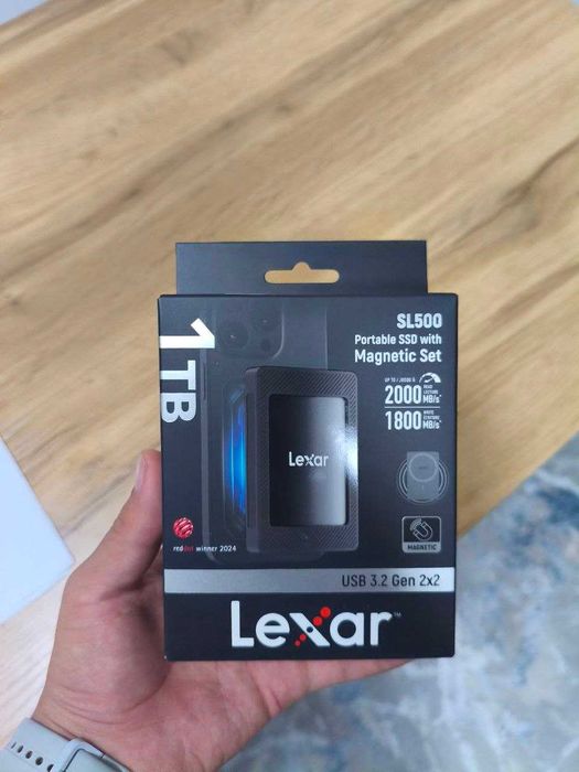 Портативный Portable SSD Lexar SL500M Magnetic-Set 1TB