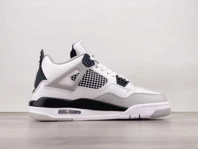 Nike Jordan Retro 4 Military Black Мъжки Дамски Маратонки 36-47