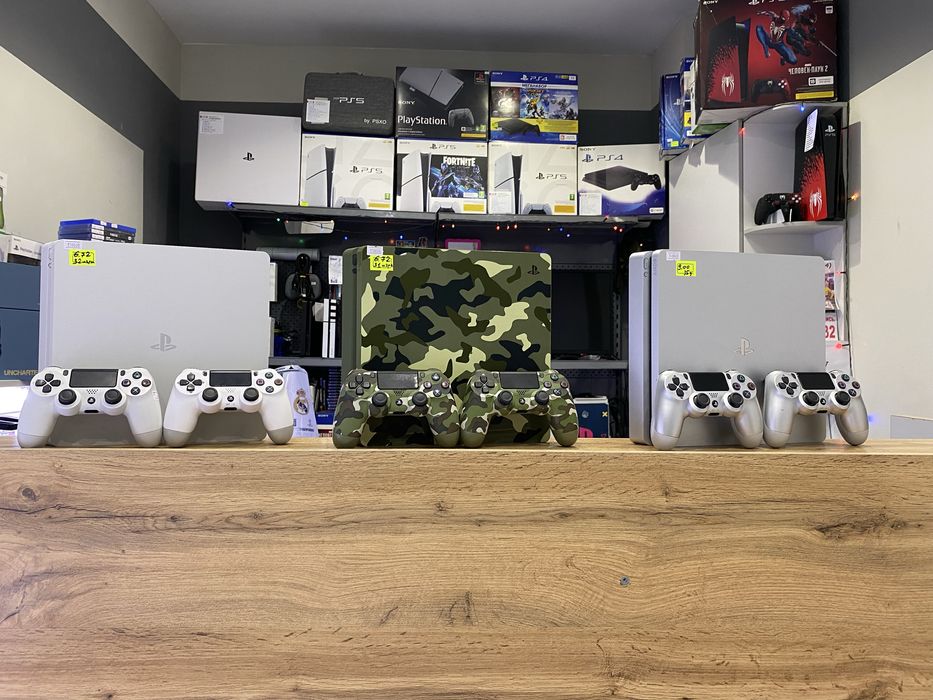 Playstation 4 slim прошитые + много игр