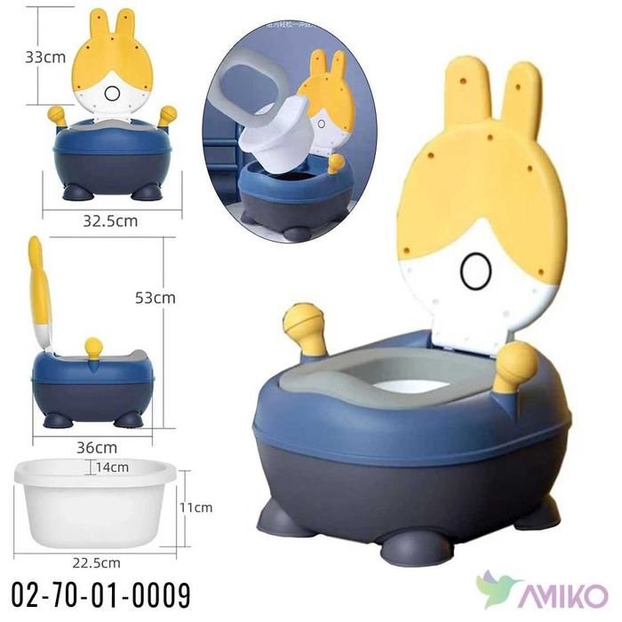 Детский горшок для мальчиков, милый пингвин