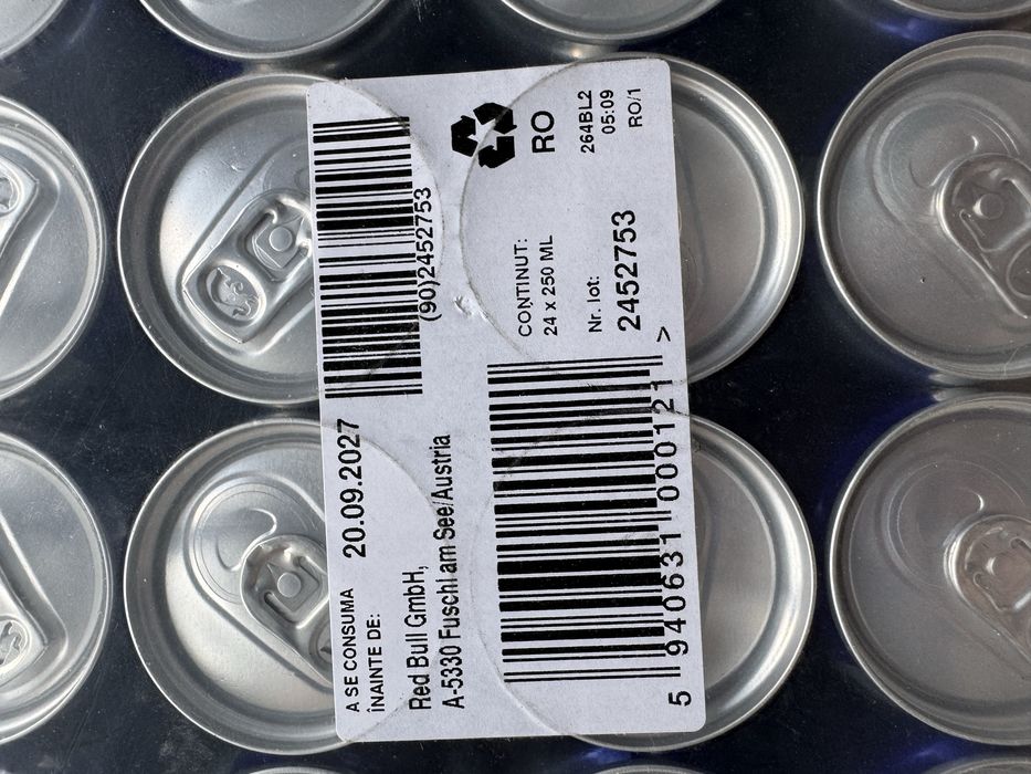 Bax Red Bull 24 doze x 250ml - sigilat