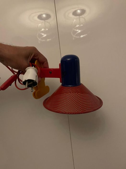 Mid century Memphis lampa cu clema