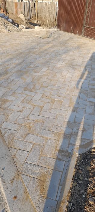 Укладка брусчатки асфальт