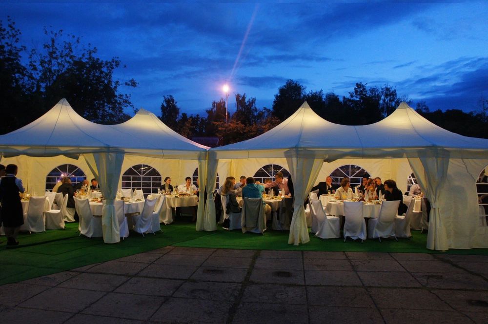 В аренду шатер, столы, стулья, посуда