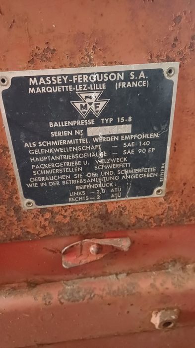 Balotiera massey ferguson