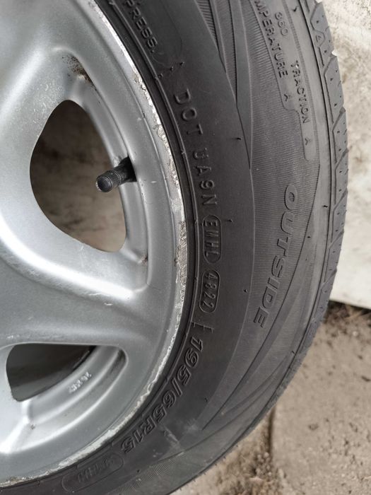 Лети джанти BBS с гуми 15"  7 j*115 vw mercedes