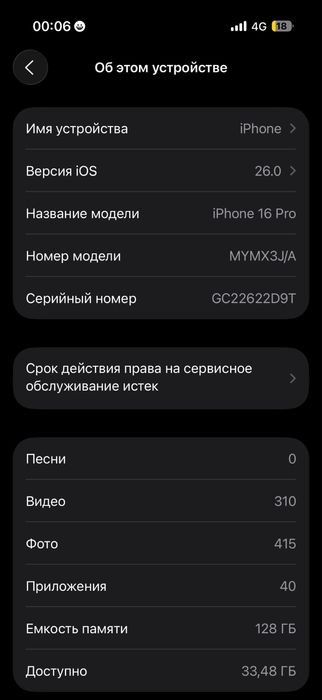 Айфон 16 про 128 гегабайт