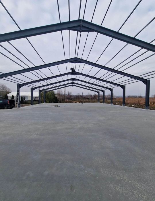 Vand hale metalice confecționate din europrofile ipe