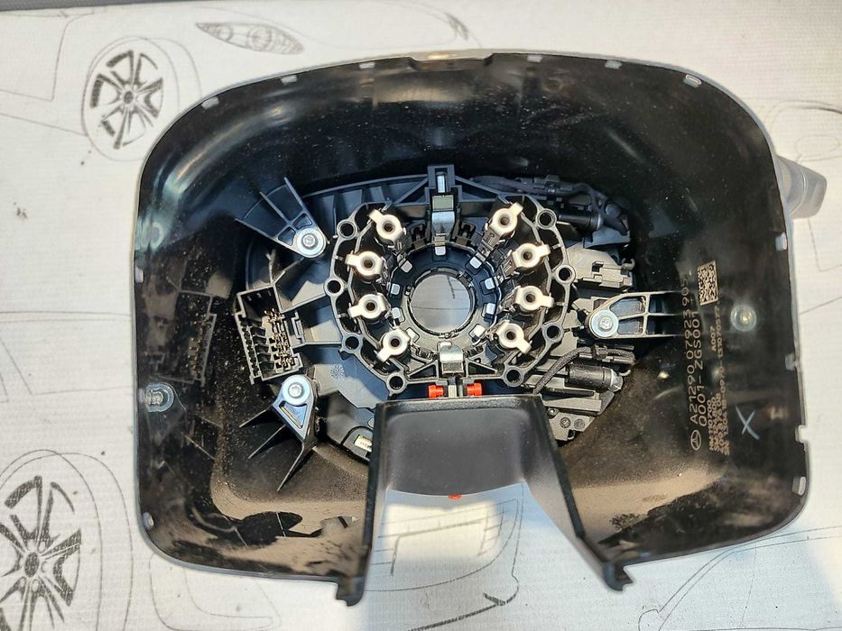 Ansamblu manete comenzi volan + spiră Mercedes-Benz C W204 A2129007923 2013 / [2007-2014] / (5A3)