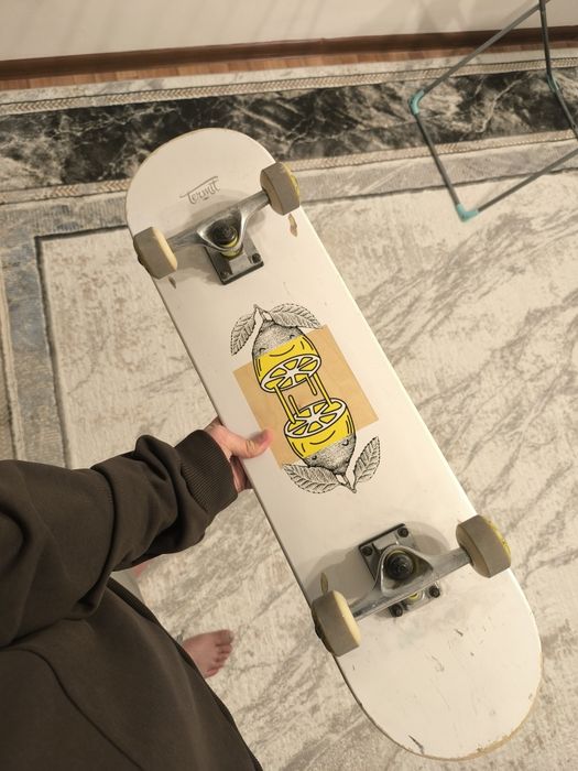 Скейтборд Termit — Отличное состояние, стильный принт