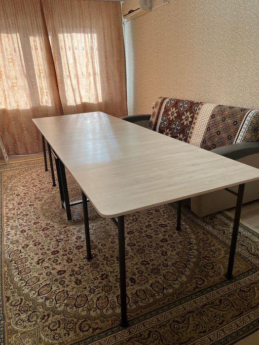 Продам стол-книжка Трансформер, ЛДСП, белый