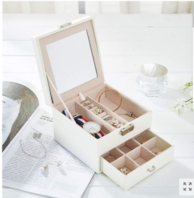 Кутия за бижута тип куфар