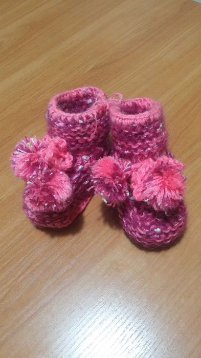 Пинетки детские вязаные