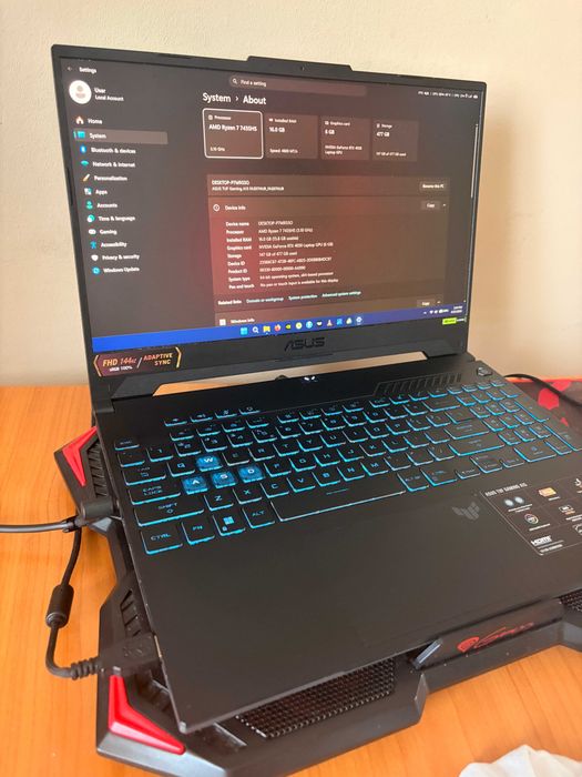 Laptop gaming ASUS TUF A15