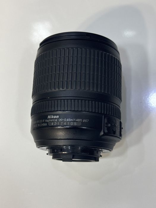 Obiectiv Nikon DSLR • Af-s Nikkor 18-105 mm 1:3.5-5.6 ED • ca NOU