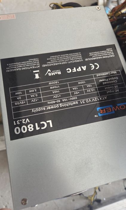 Sursă Mining ATX LC1800 V2.31 - 1800W Reali