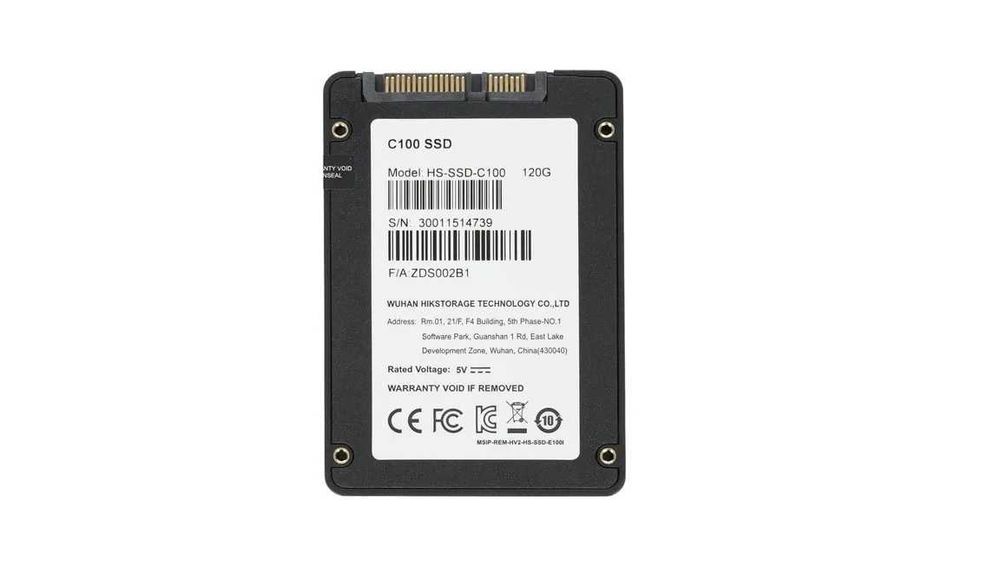 Жесткий диск SSD Hikvision 120gb новый