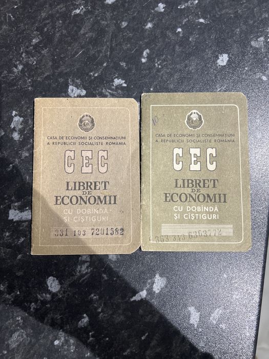 Libret de economii CEC de colectie