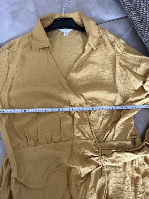 Коралова и жълта рокля на HM и S/M размер