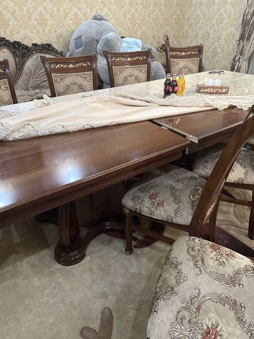 Стол и стулья комплект 16 стульев