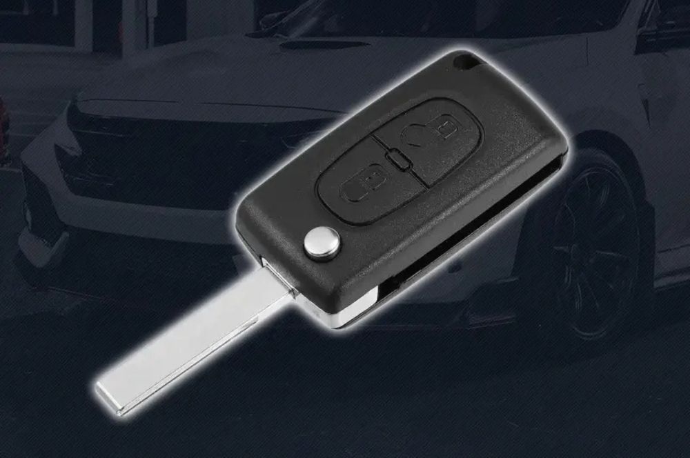 Комплект от 2 броя ключодържатели с 2 бутона за Citroen и PEUGEOT