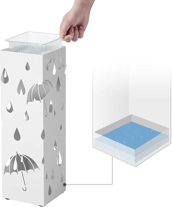 Suport  pentru umbrele cu tavă pentru scurgere