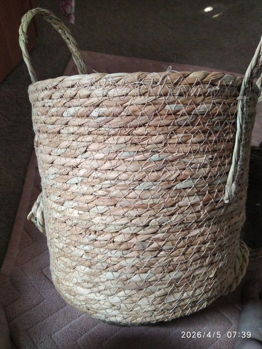 Корзинки плетеные натуральные
