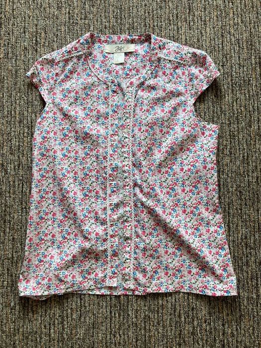 Bluza print floral Jsfn, fara maneci - marime M/38