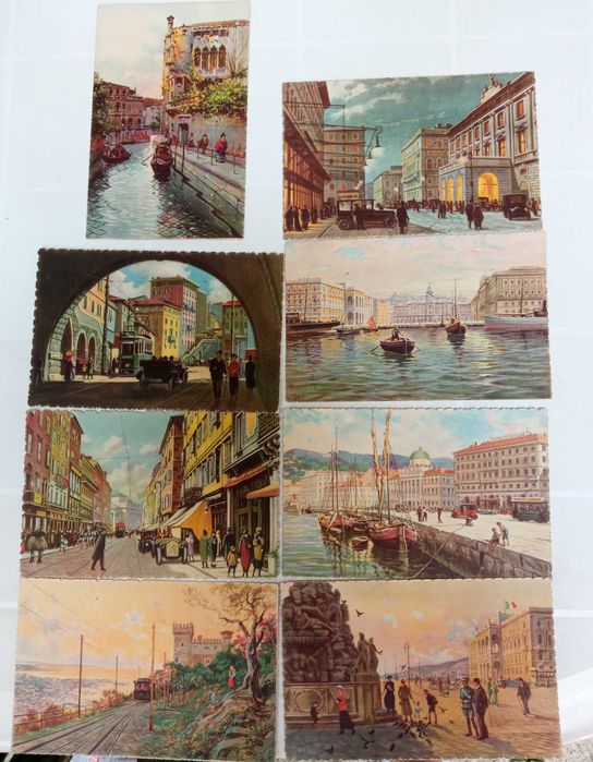 Vand carti postale, vintage, de colectie Attilio Scrocchi,necirculate!