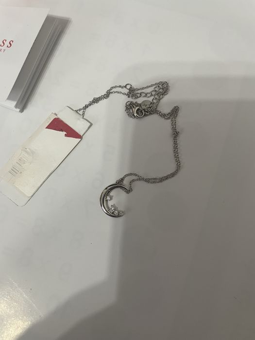 Lant argint Guess, pandativ semiluna