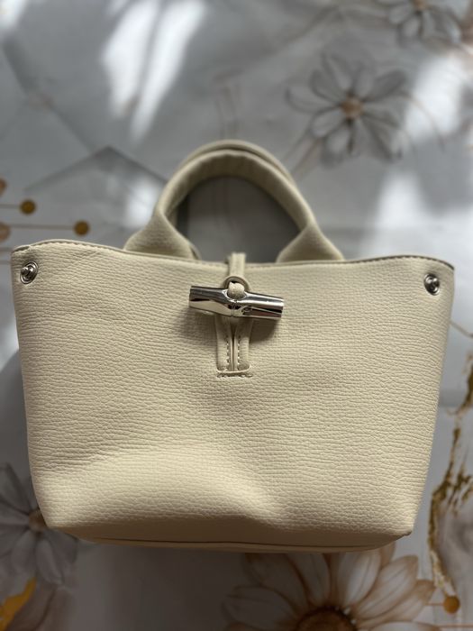 Оригинал Longchamp Roseau кожаная сумка