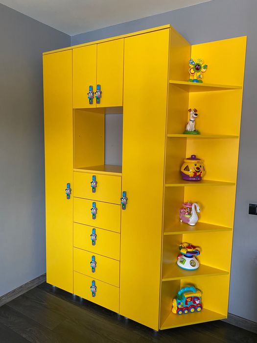 Șifonier galben copii