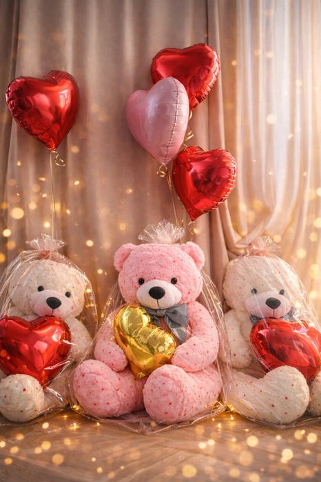 Мишка подарок мишки большые