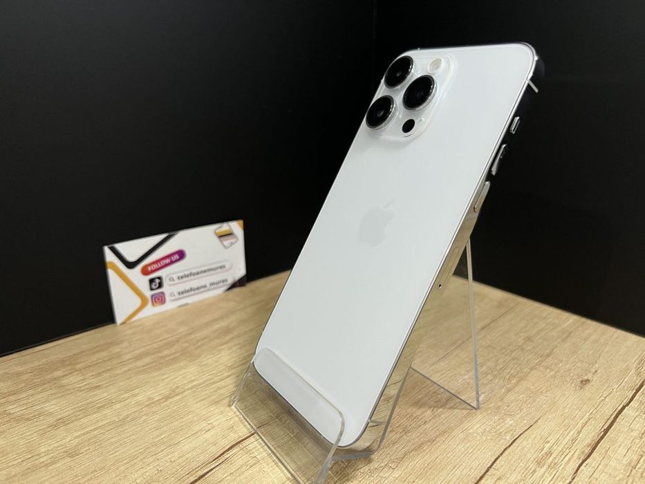 iPhone 14 Pro Max 128Gb Silver Second-Hand 3 ani garanție, Telefoane M