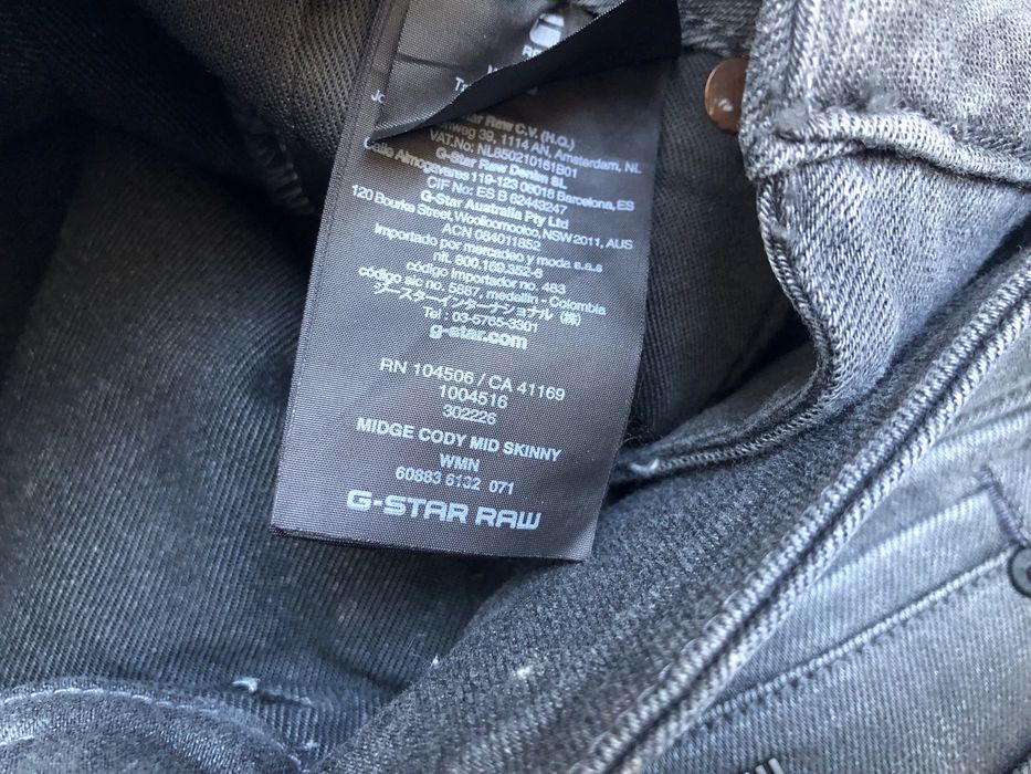 G-Star RAW Midge Cody Mid Skinny Jeans ОТИГИНАЛНИ дамски дънки - 24